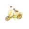 10" Multi-Colored Metal Vintage Bicycle Sculpture, 3ct.